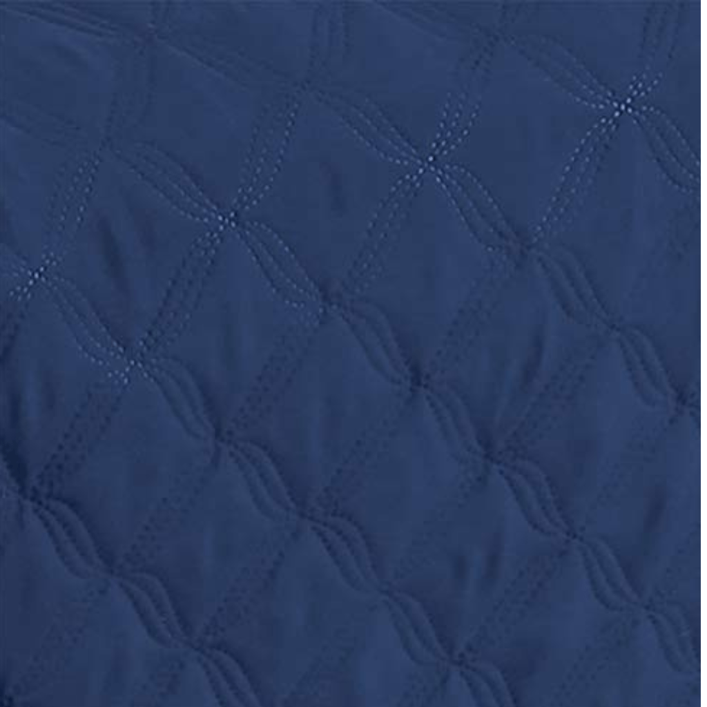 Colcha bouti Bicolor marino 4 Colcha bouti Bicolor modelo liso color marino con acolchado fino termosellado de la firma NOVOTEXTIL Ideal para los meses de verano y entretiempo