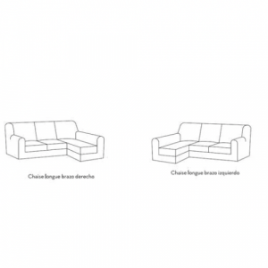 Cubre chaise Longue acolchado de tejido microfibra y acolchado en fibra hueca siliconada tacto suave, es muy práctica y fácil de colocar.