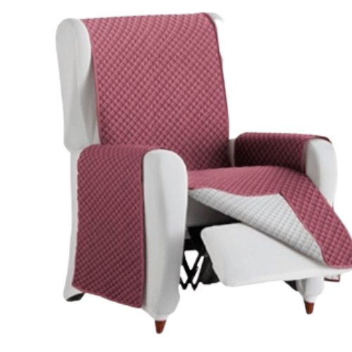 Funda Cubre Sillón Granate reversible 1 Funda Cubre Sillón Granate reversible confeccionado con un tejido liso y ligeramente acolchado termosellado de espesor 150gr/m2.