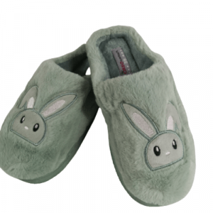 Zapatilla Casa Chica Conejito-Verde, las mejores zapatillas tanto para dentro como fuera de casa, para ofrecerte a ti y a los tuyos moda y calidad al mejor precio.