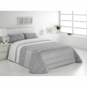 Edredón confort jacquard Cerdeña Gris de invierno de gran calidad jacquard de la firma MAPUCA ,estilo clásico que te combinará en cualquier ambiente.