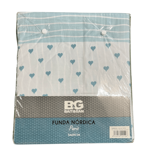 Funda Nórdica París Aqua 2 Funda Nórdica París Aqua reversible