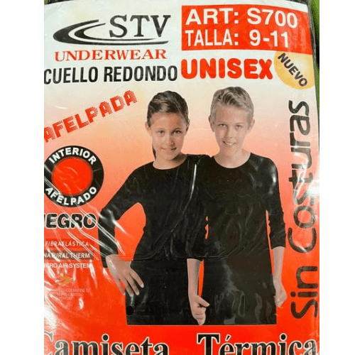 Camiseta Interior Térmica Unisex Niños de Manga Larga 2 Camiseta Interior Térmica Unisex Niños de Manga Larga - Imagen 2