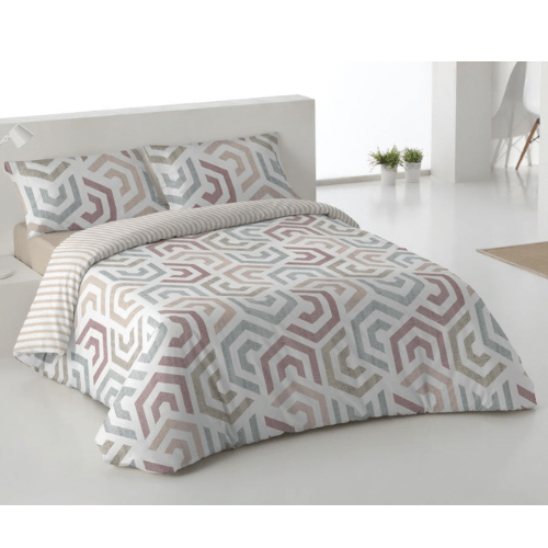 Funda Nórdica Vermier 3 piezas 1 Funda Nórdica Vermier 3 piezas , compuesta por funda nórdica, sabana bajera y funda de almohada, ofreciendo así la máxima garantía de calidad en un producto oficial. Tacto extra suave pétalo de la firma +Home.
