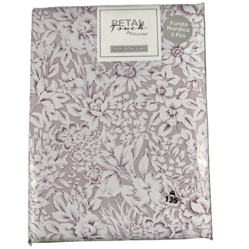 Funda Nórdica Forest Malva 3 piezas 2 Funda Nórdica Forest Malva 3 piezas - Imagen 2