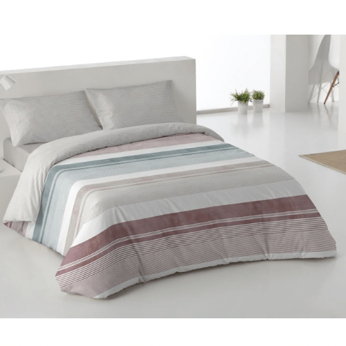 Funda Nórdica Friburgo Malva 3 piezas 1 Funda Nórdica Friburgo Malva 3 piezas , compuesta por funda nórdica, sabana bajera y funda de almohada, ofreciendo así la máxima garantía de calidad en un producto oficial. Tacto extra suave pétalo de la firma +Home.