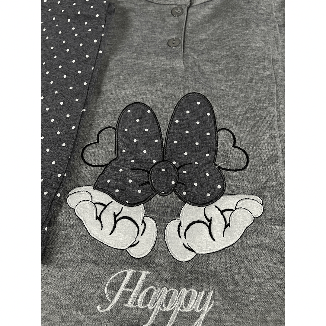 Pijama Afelpado Lazo gris de Chica 2 Pijama Afelpado Lazo gris de Chica - Imagen 2