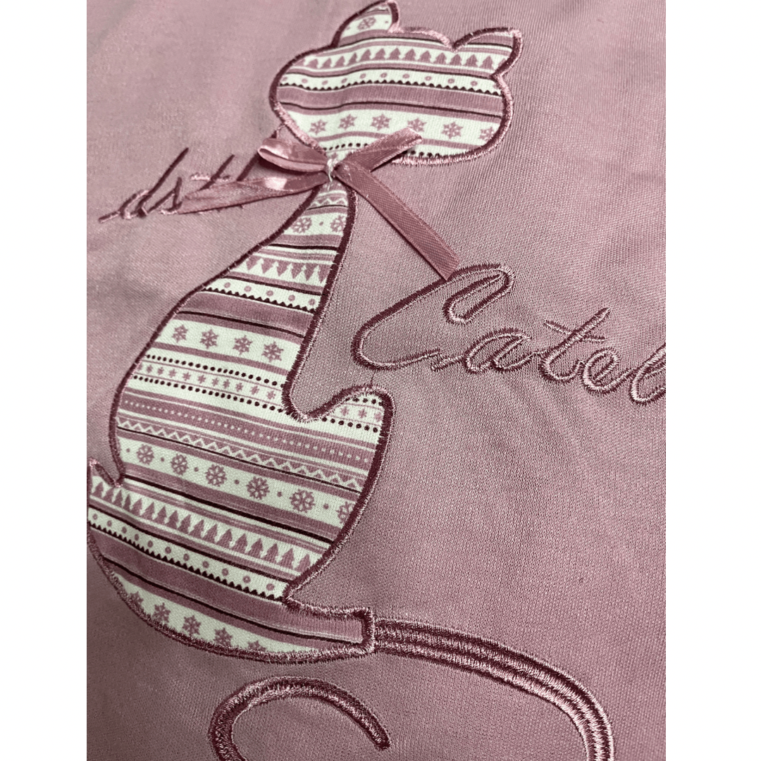 Pijama Afelpado Miau rosa de Chica 2 Pijama Afelpado Miau rosa de Chica - Imagen 2