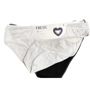 Pack de 3 bragas algodón Tress Tricolor