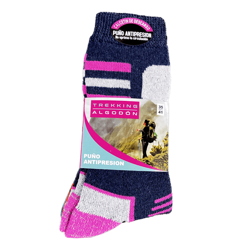 Calcetines térmicos de trekking mujer 3 Calcetines térmicos de trekking mujer, técnico de alta transpirabilidad, le mantiene confortable y seco en todo el momento con interior de rizo.