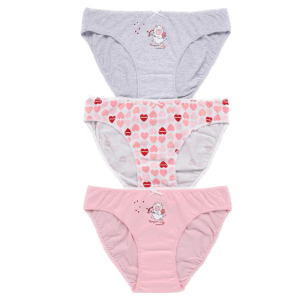 Pack de 3 bragas algodón Tress Hearts
