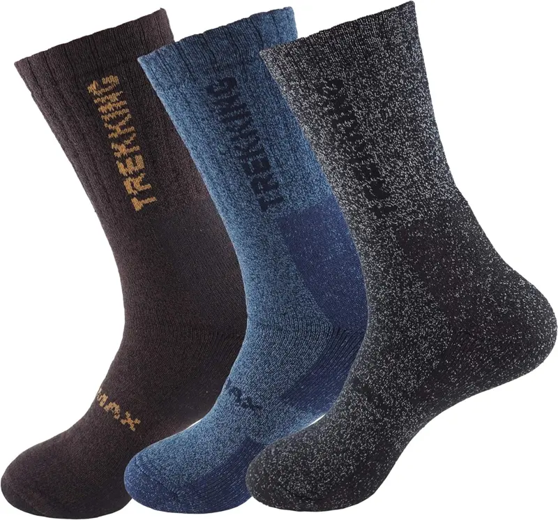 Calcetines COOLMAX de TREKKING 1 Los calcetines COOLMAX de TREKKING son la mejor opción para mantener los pies frescos, secos y cómodos durante tus actividades al aire libre.