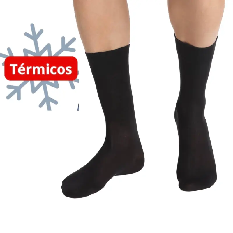 Calcetines térmicos negros 1 Nuestros Calcetines térmicos negros son la mejor opción para mantener tus pies calientes y cómodos este invierno.. Aprovecha nuestra oferta especial.
