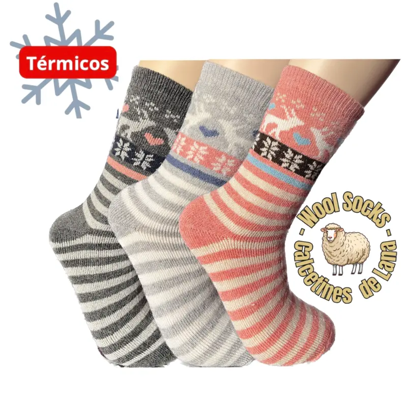 Calcetines de Lana térmicos surtidos de chica 1 Calcetines de Lana térmicos surtidos