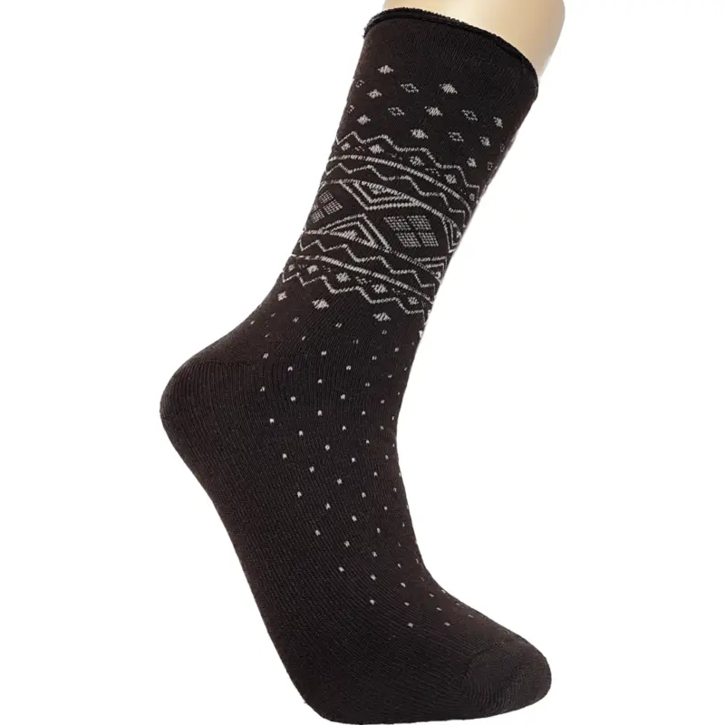 Calcetines térmicos sin goma de chico 4 Los Calcetines térmicos sin goma de chico son la opción perfecta para las mujeres que buscan comodidad y calor en los días fríos.
