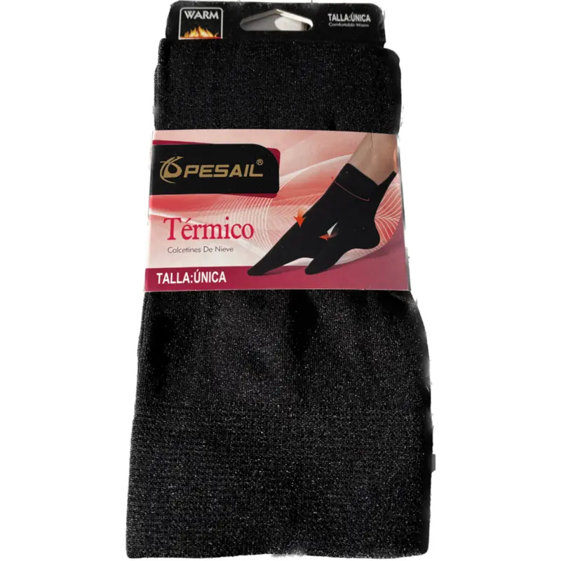 Calcetines medias térmicos negros 2 Mantén tus pies calientes y cómodos con nuestros Calcetines medias térmicos negros. Su interior afelpado te proporcionará una agradable sensación de calor.