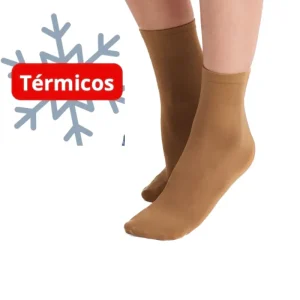 Mantén tus pies calientes y cómodos con nuestros Calcetines medias térmicos beige. Su interior afelpado te proporcionará una agradable sensación de calor.