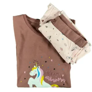 Pijama de entretiempo Unicorn rosa