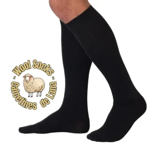 Calcetines de lana largos para hombre negros: ¡los más cálidos y cómodos!