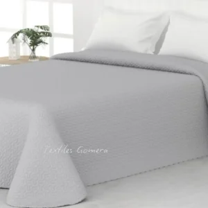 Colcha eco gris cama 180