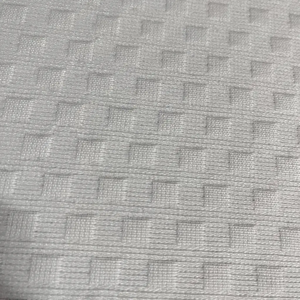 Colcha piqué Luadros blanca 6 Colcha piqué Luadros blanca