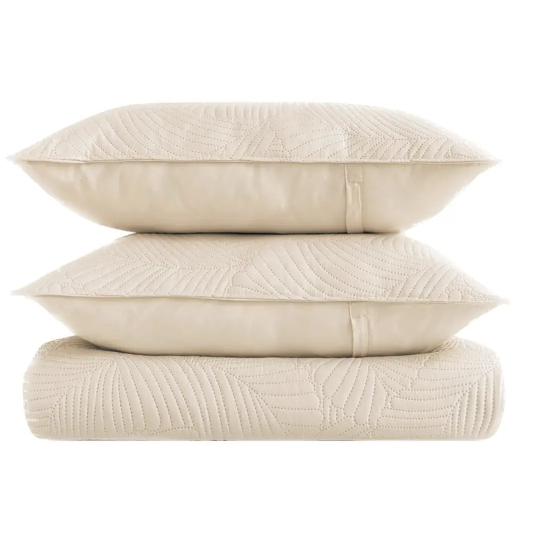 Colcha Bouti Botanic Beige 2 Colcha Bouti Botanic Beige