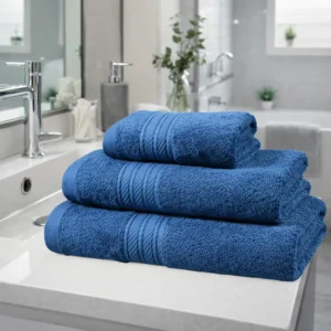 Toallas de baño premium azul