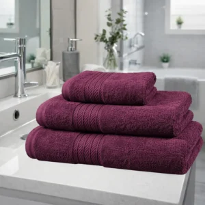 Toallas de baño premium morada