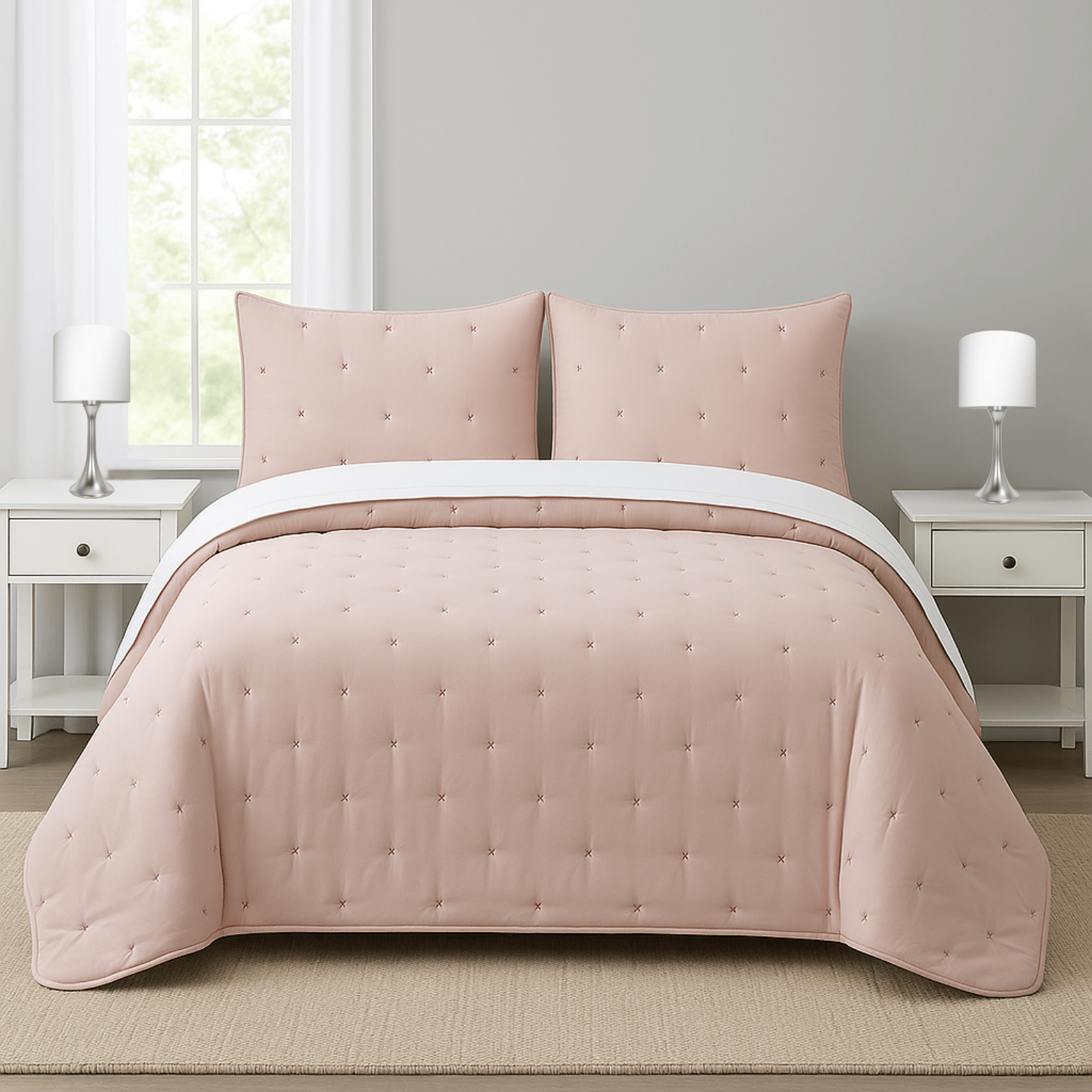 Edredón comforter Zuri Nude 1 Edredón comforter Zuri Nude