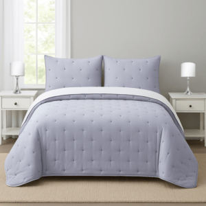 Edredón comforter Zuri gris