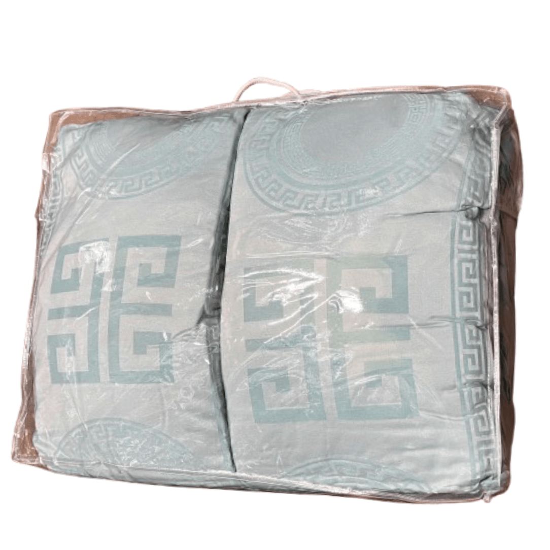 Edredón comforter jacquard Verso aqua 2 Edredón comforter jacquard Verso aqua