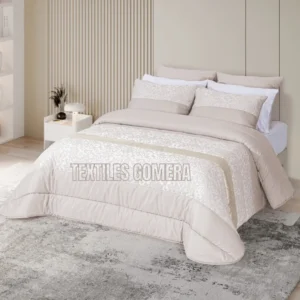 Edredón comforter jacquard Nilo taupé