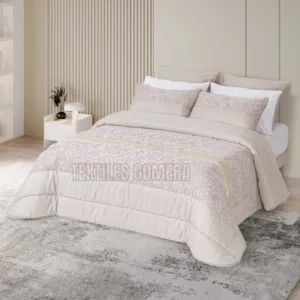 Edredón comforter jacquard Lisa taupé