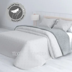 Edredón Sherpa Soft Touch Diana Gris
