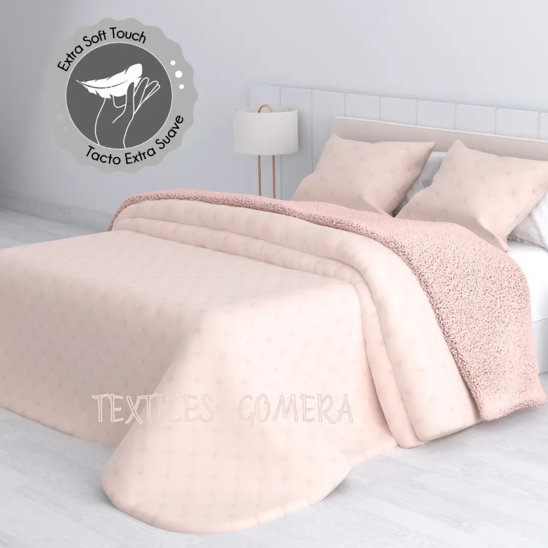 Edredón Sherpa Soft Touch Diana Nude 1 Edredón Sherpa Soft Touch Diana Nude