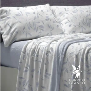 Sábanas coralina Burrito Blanco 987 azul