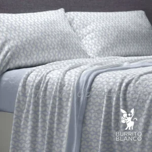 Sábanas coralina Burrito Blanco 988 azul