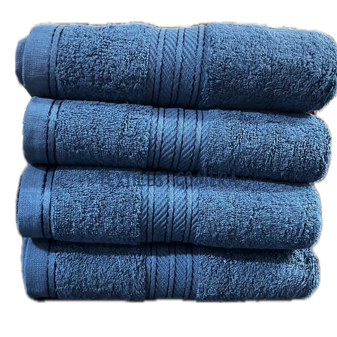 Toallas de baño premium azul 2 Toallas de baño premium azul