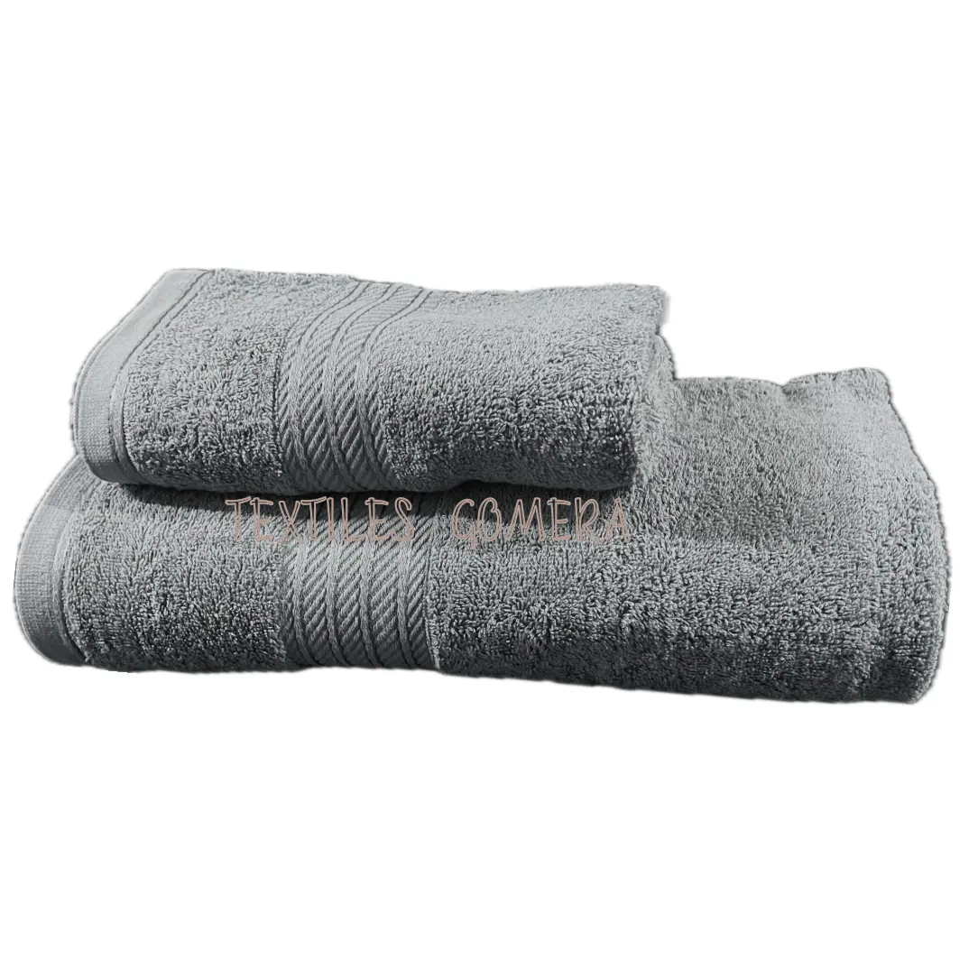 Toallas de baño premium gris 2 Toallas de baño premium gris