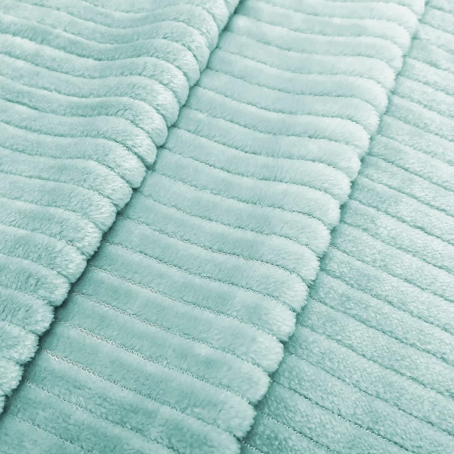 Sábana coralina jacquard Adriana aqua 2 Sábana coralina jacquard Adriana aqua - Imagen 2