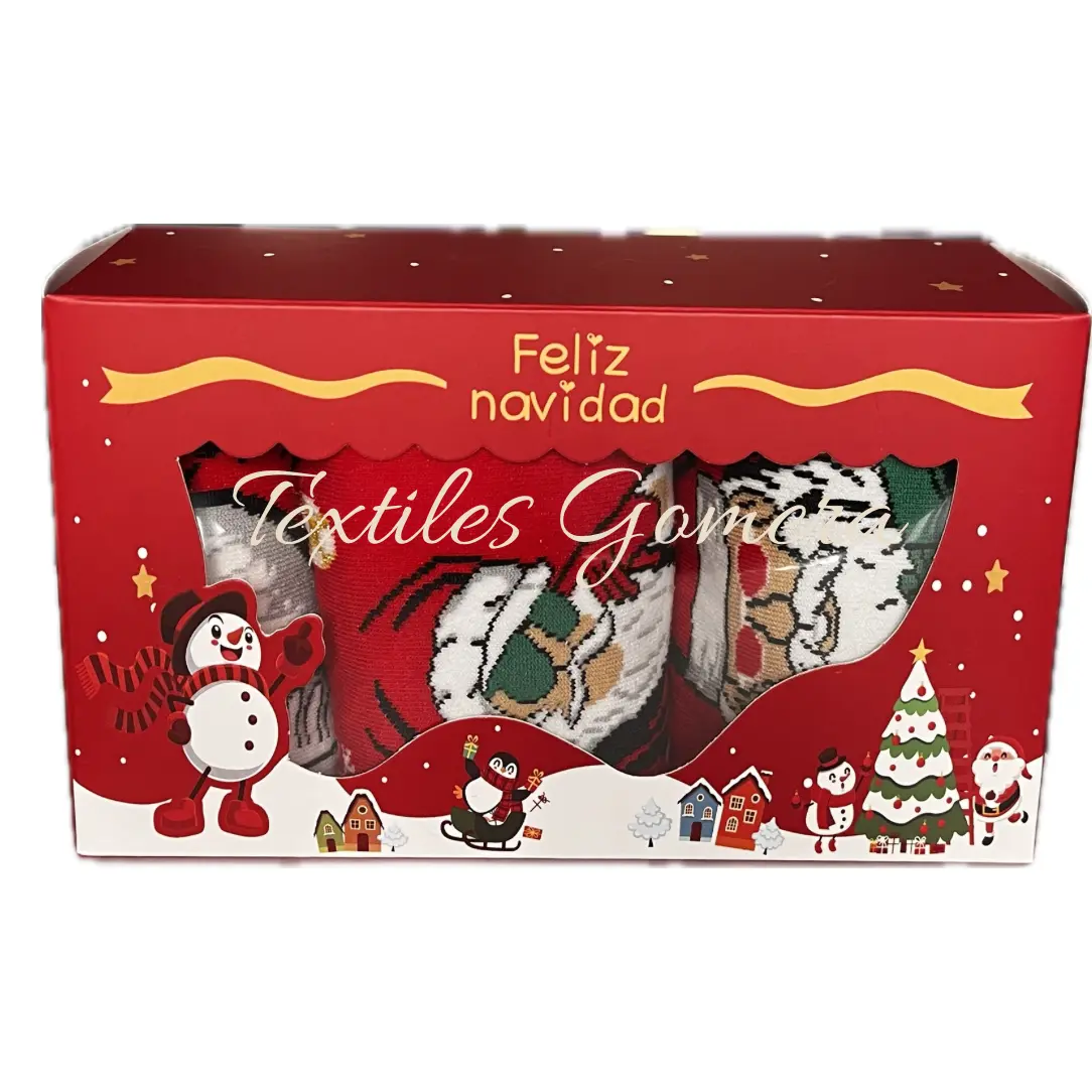 Calcetines de Navidad de Papá Noel 7 calcetines de Navidad de Papá Noel
