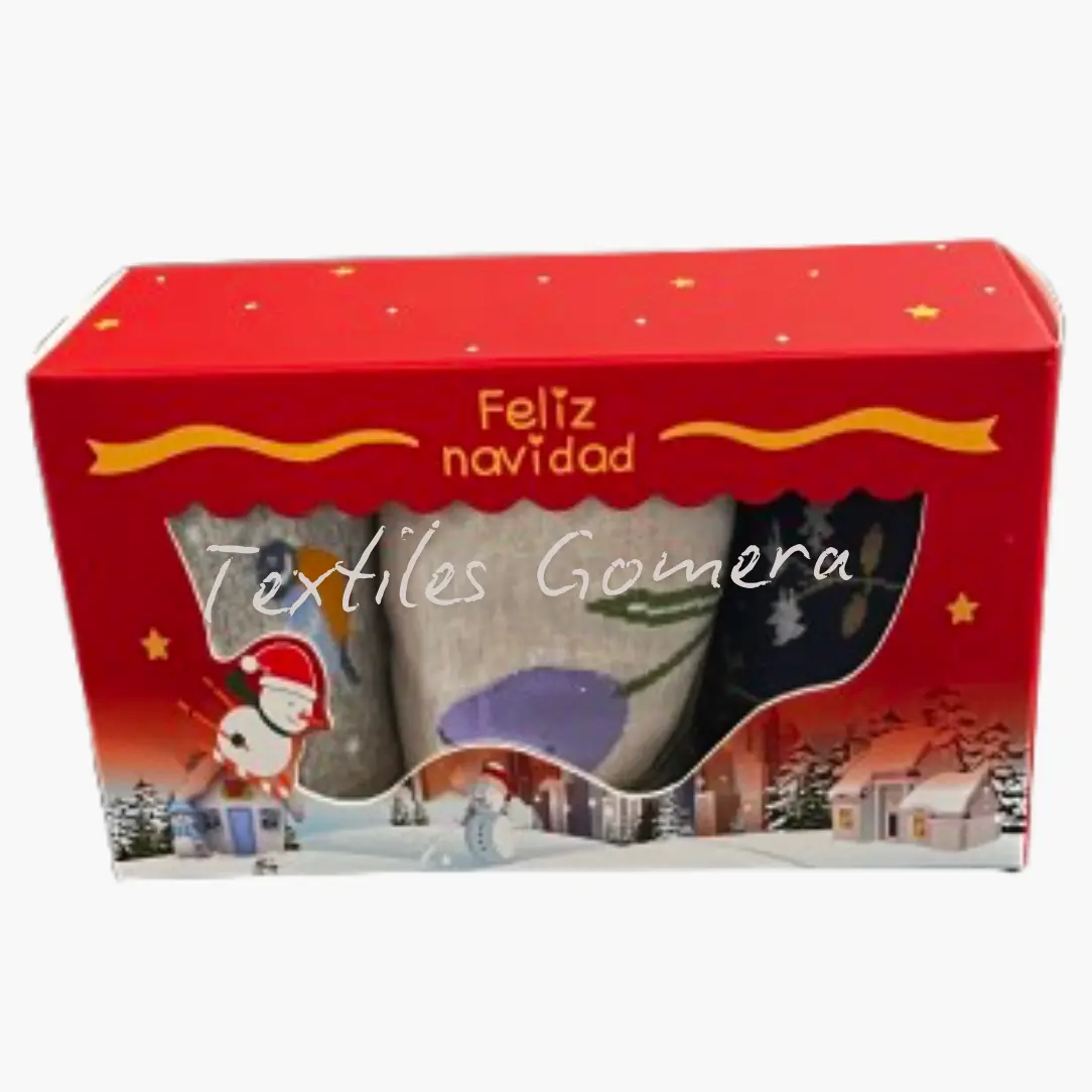 Caja Regalo de Navidad de Calcetines 6 Caja Regalo de Navidad de Calcetines