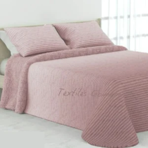 Edredón comforter sherpa degradado rosa