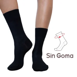 Calcetines negros normales sin goma