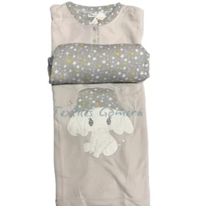 Pijama Afelpado Elefante beige