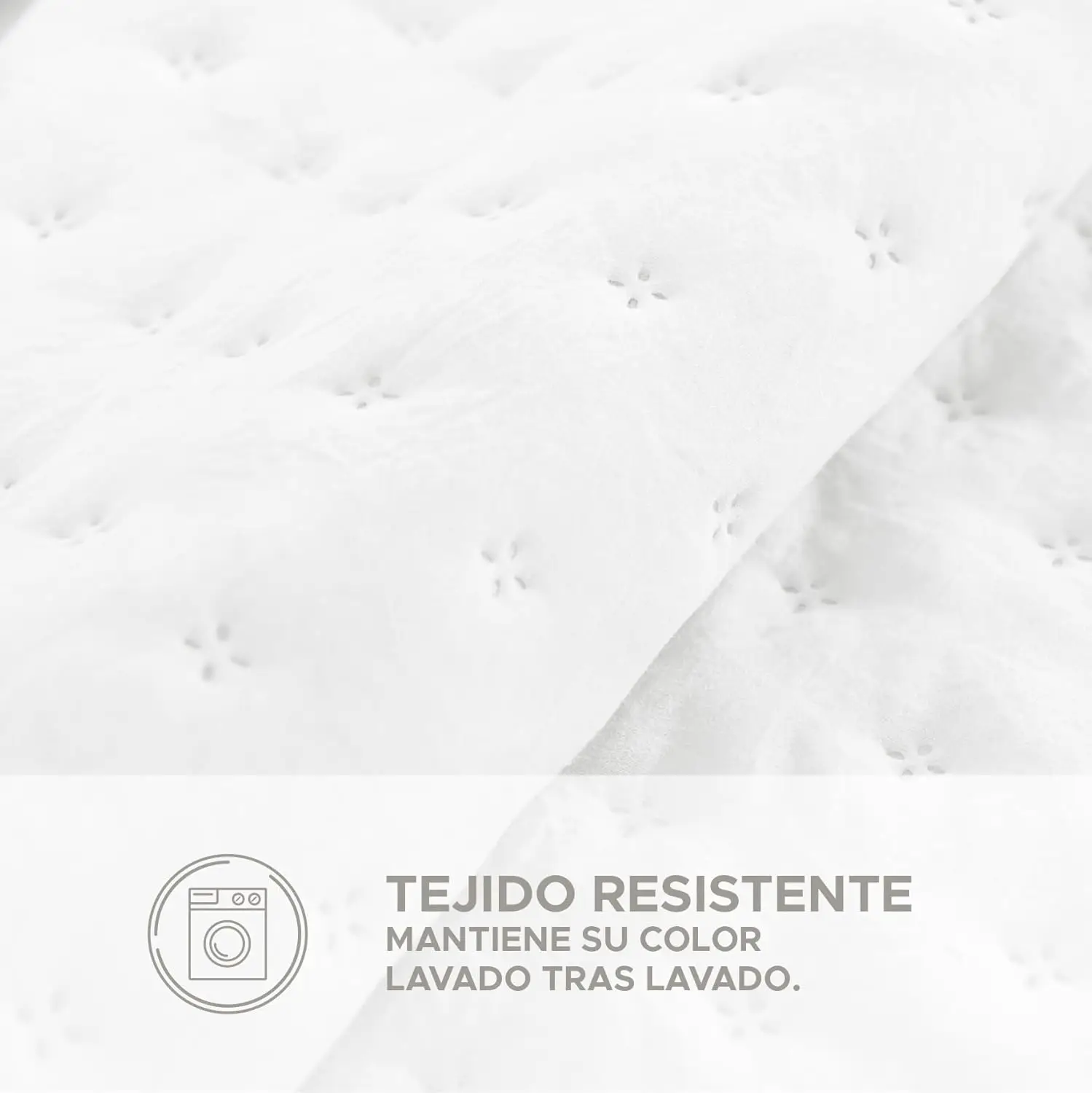 Colcha con Volante Marina Blanca – Elegancia y frescura para tu dormitorio 4 Colcha con Volante Marina Blanca – Elegancia y frescura para tu dormitorio - Imagen 4
