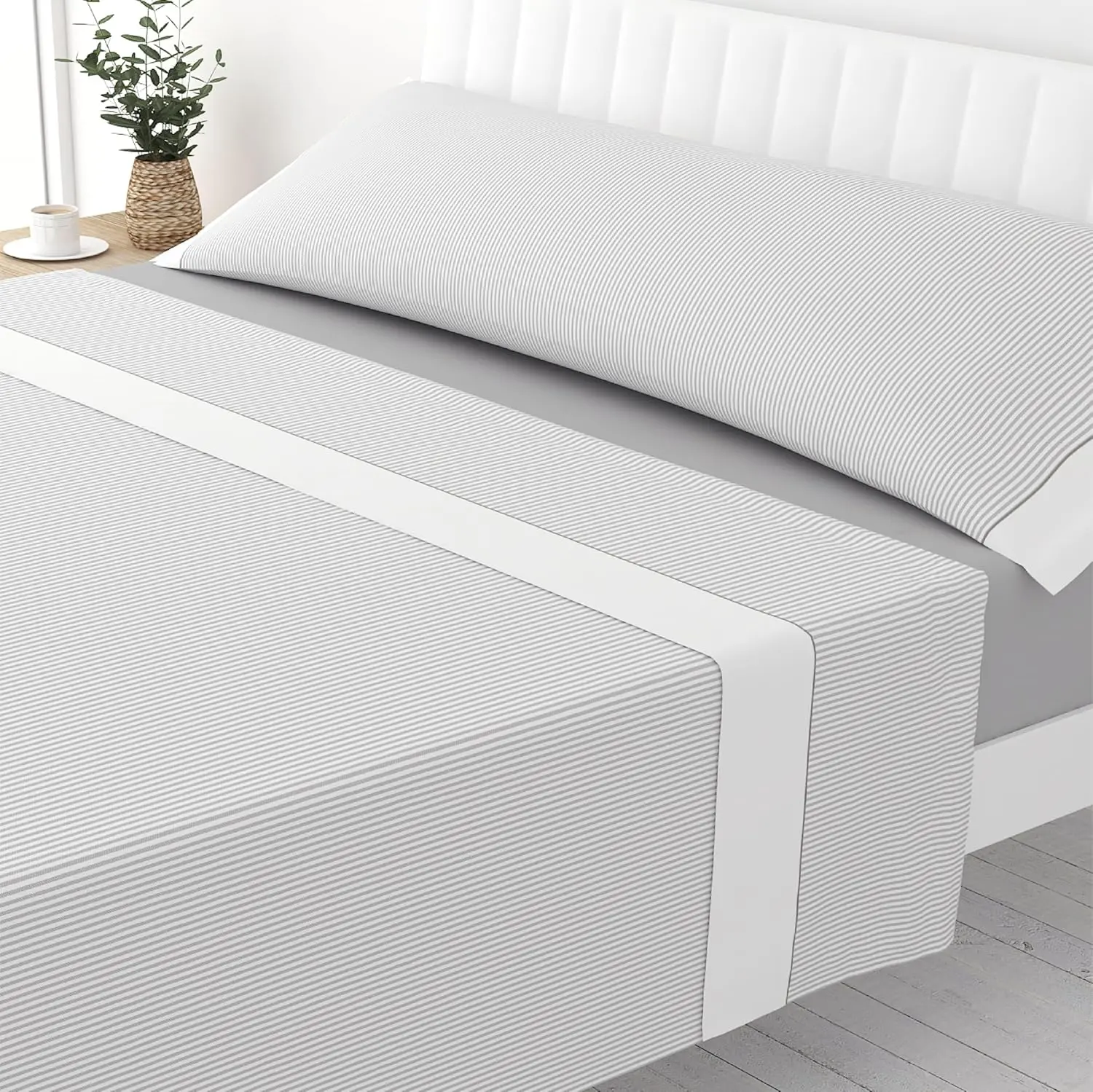 Sábanas algodón Premium Giorgia gris 1 Sábanas algodón Premium Giorgia gris