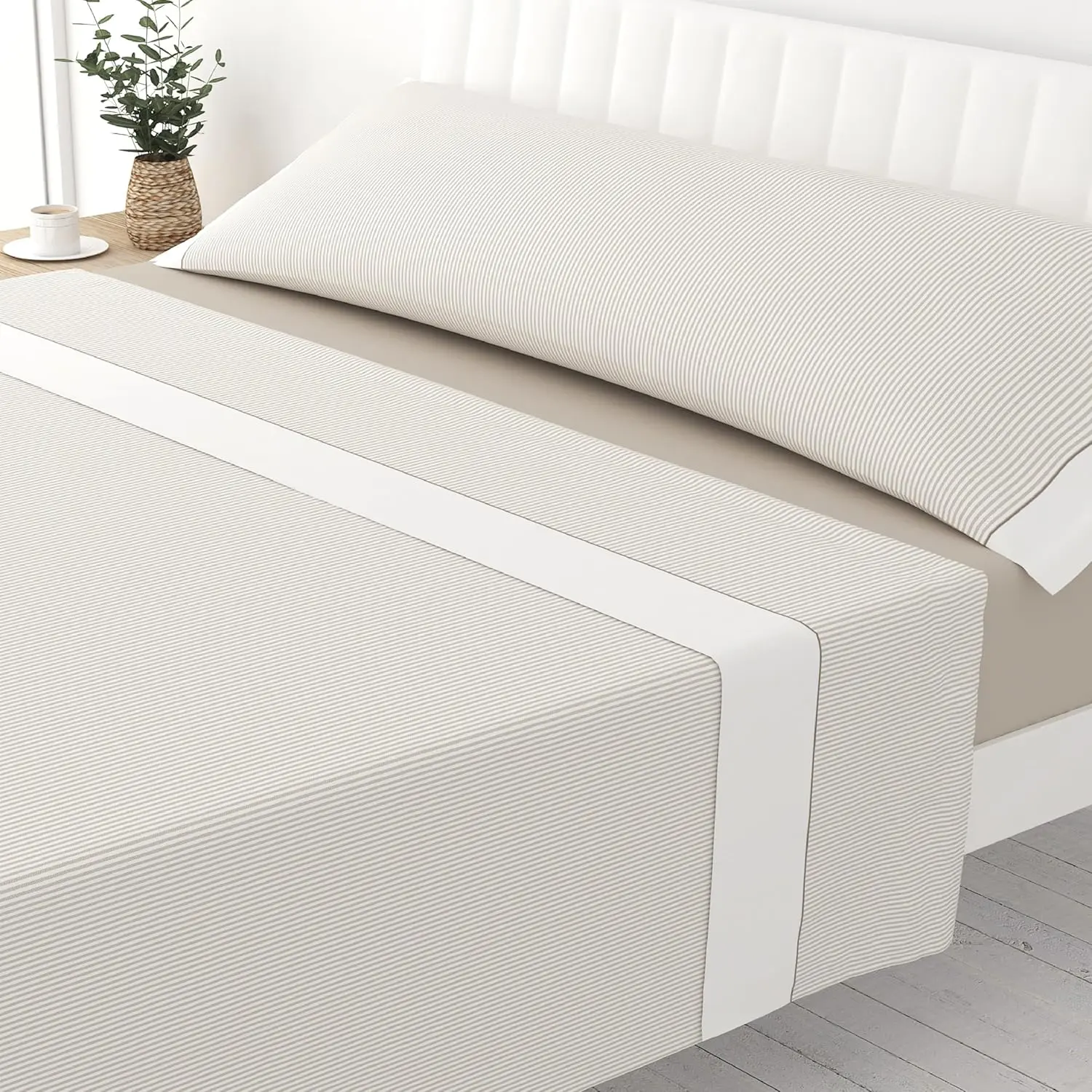 Sábanas algodón Premium Giorgia beige 1 Sábanas algodón Premium Giorgia beige