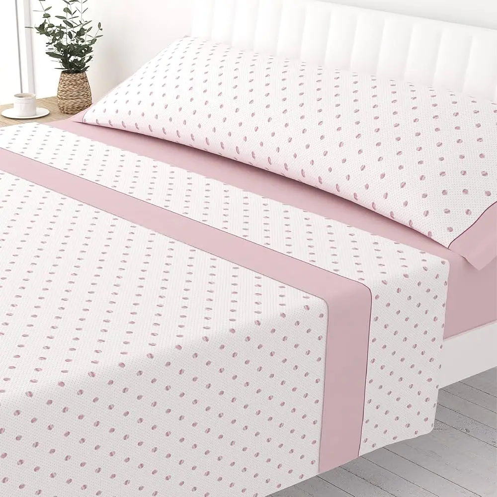 Sábanas algodón Premium Sara rosa