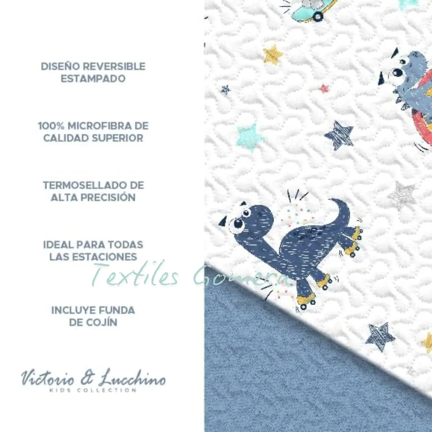 Colcha Dinos Victorio & Lucchino 4 Colcha Dinos Victorio & Lucchino - Imagen 4